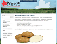 Tablet Screenshot of potatoescanada.com